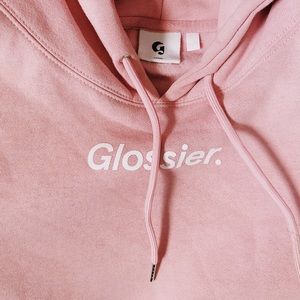 Glossier Pink Hoodie (L)